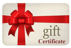 E-gift card with a colorful design featuring the text ""Gift Card"" $25.00